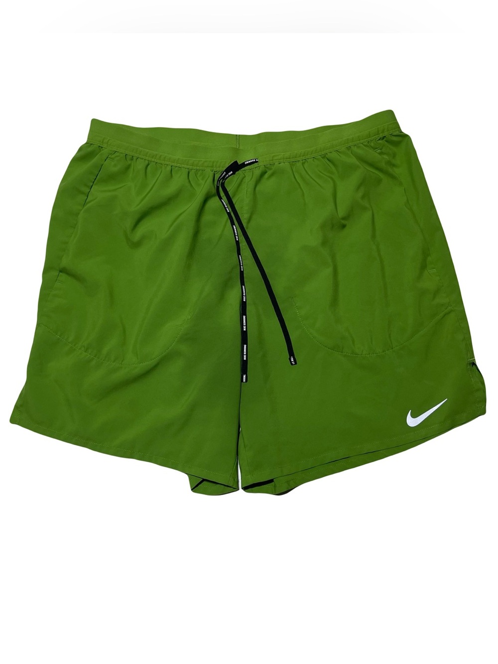 Nike Dri-FIT Stride 7" Lined Green Running Shorts Men's Size L